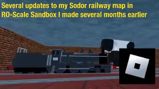 Roblox Several Updates To My Sodor Railway Map In Ro-Scale Sandbox I Made Several Months Earlier