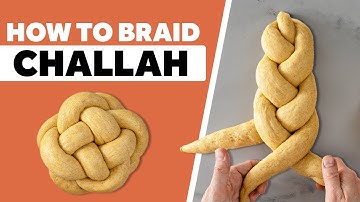 How to Braid Challah: 3-Strand & 4-Strand Crown Techniques