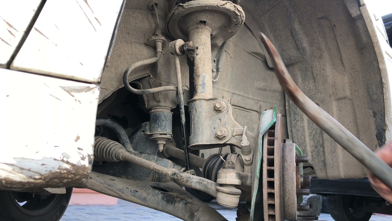 Замена стоек стабилизатора на Тойота виста ардео - YouTube