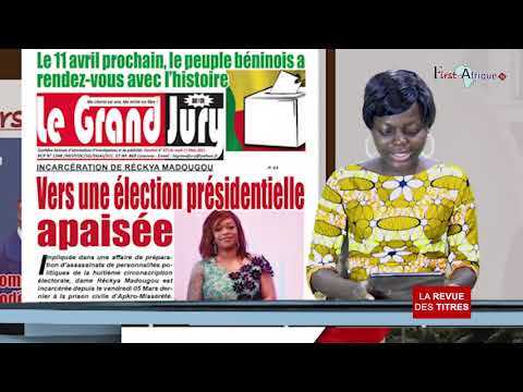 First Afrique Tv vous présente la REVUE DES TITRES de ce jeudi 11 mars 2021.  Avec Astide MICHAÏ