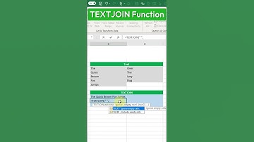 Merge Text LIKE A PRO with TEXTJOIN in Excel!