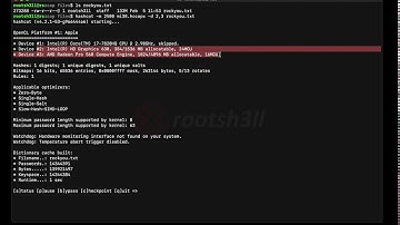 Hashcat WPA2 Cracking Benchmark on MacBook Pro 2018 with Radeon Pro 560 (4 GB) GPU