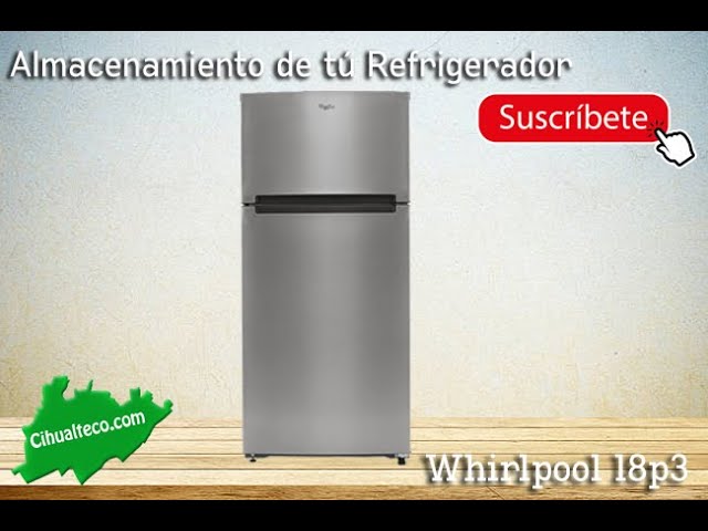 Refrigerador Whirpool Top Mount 11 Pies Plateado WT1133M 11P