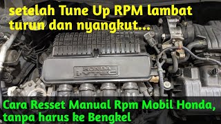 Resset RPM Mobil Honda Tanpa ke Bengkel, Mudah Hemat Biaya