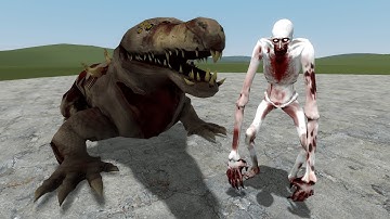 SCP-682 VS SCP-096 [Garry’s Mod]