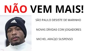 Marinho não vem mais e Michel Araújo é suspenso