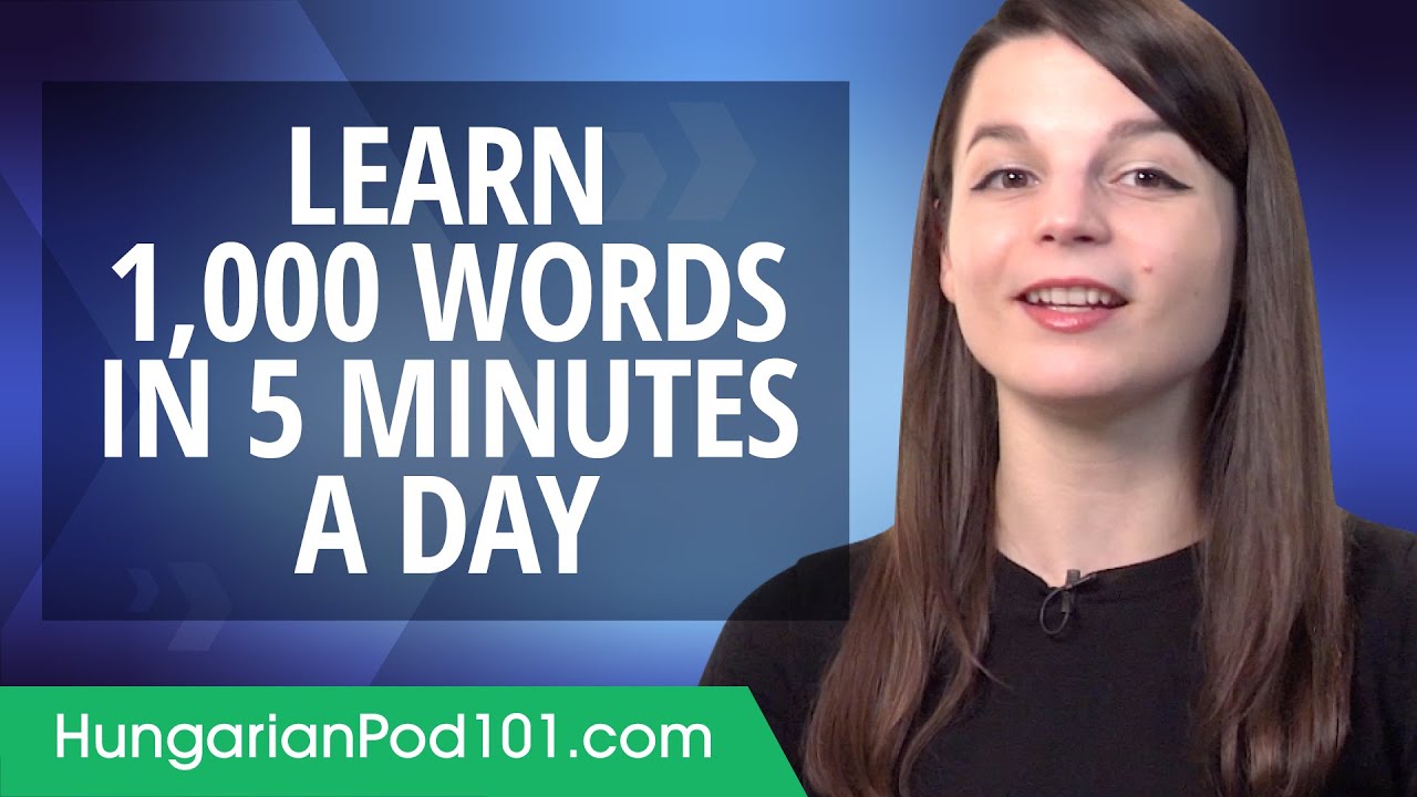 ⁣How to write 1,000 Hungarian Words in a 5 Minutes a Day