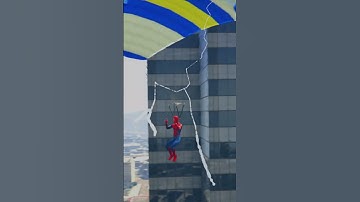 GTA V Spider-Man Skydiving#youtube #gaming #gta6 #gtav #gta5 #shorts #short #shortsfeed