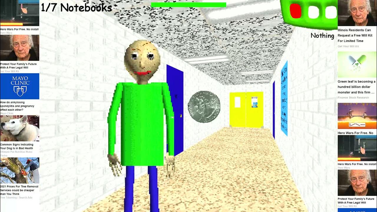 The Answer To Baldi's Impossible Question - YouTube