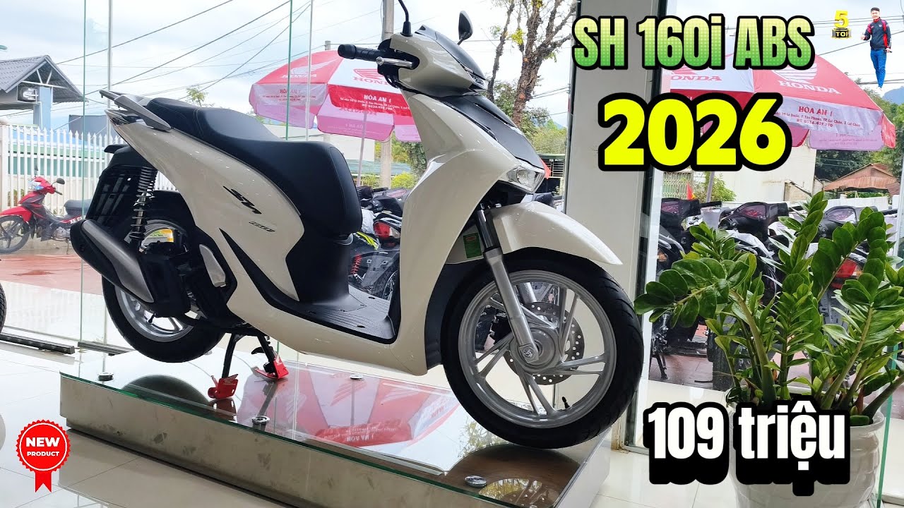 SH 160i ABS 2026 TRẮNG ĐEN CAO CẤP ▶ 109 triệu 1 em SH 160i ABS có nên mua..? 🔴 TOP 5 ĐAM MÊ