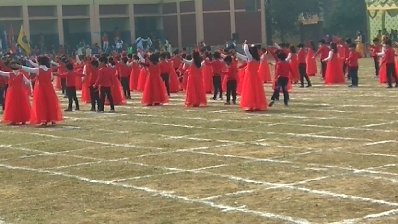 Little prince and princess dance in Saint Mary School Sambhal
