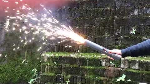 hand hold firing system for cold fireworks