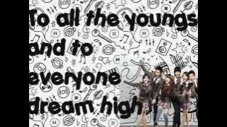 Dream High OST English Version Lyrics on screen