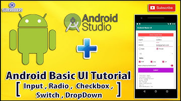 Android Basic UI Tutorial #AndroidForm