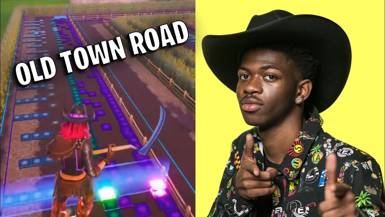 Fortnite Old Town Road Code Fortnite Map Code Music Blocks Lil Nas X Billy Ray Cyrus Island Code Youtube - roblox music id for old town road reversed