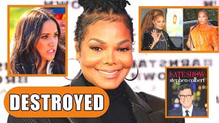 Janet Jackson DESTROYED Meghan on The Late Queen Show With Stephen Colbert: YOU DISGUST MEGHAN