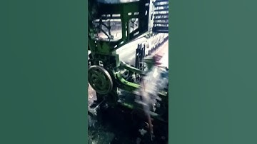 Power loom towel weaving #textile #industry #weaving #cotton
