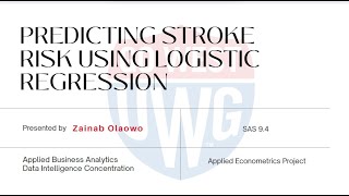 Predicting Stroke Risk Using Logistic Regression