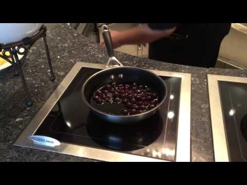 How Cherries Jubilee is made at Lord Jim's in The Oriental Hotel Bangkok