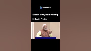 Reality vs Linkedin Profile