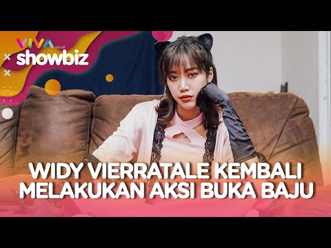 Tak Kapok, Widy Vierratale Buka Baju di Panggung Lagi