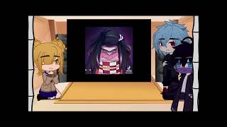 Lov Trio reacts to nezuko as the new member! [short, first proper upload]