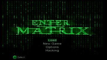 Enter the Matrix Title Screen (PC, PS2, Xbox, GameCube)