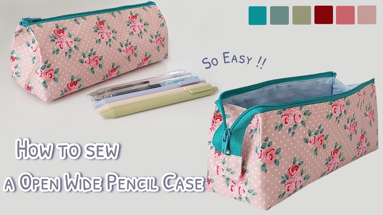 DIY Pencil Case Tutorial - 3 Easy Styles