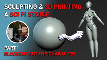 Sculpting a Sci Fi Statue in ZBRUSH (Intermediate) Part 1: Blocking Out the Character