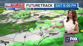 FIRST ALERT WEATHER: Saturday’s rain impacts weekend plans