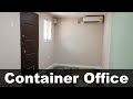 How i built my container office here in Ghana from start to finish