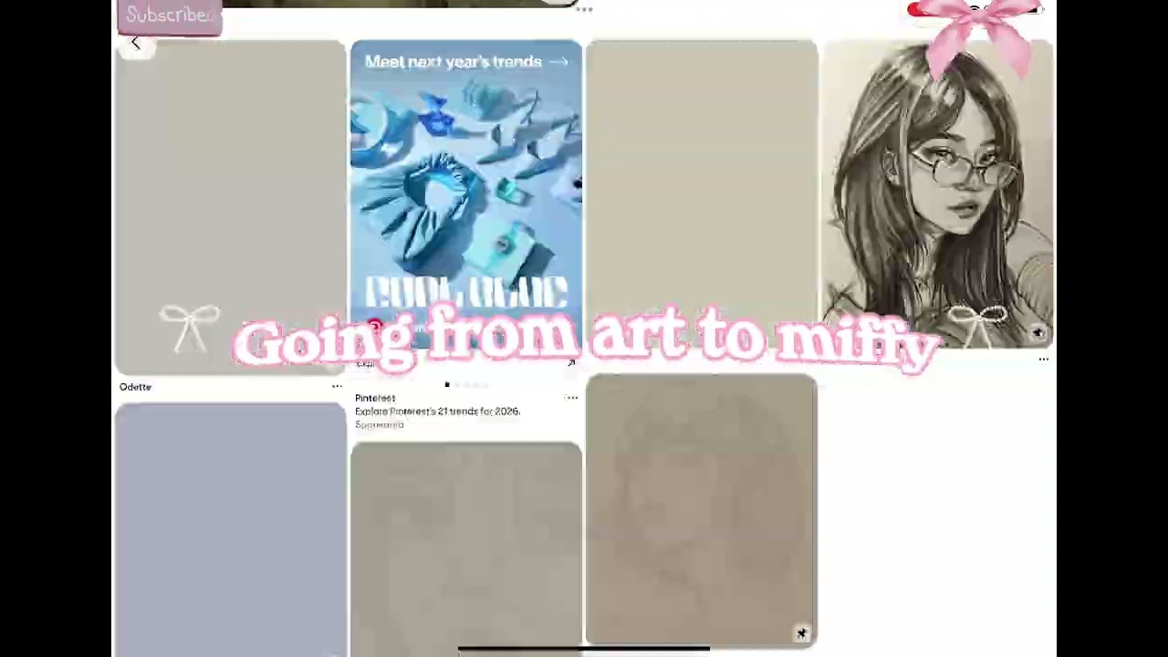 Going from girl drawling to miffy 