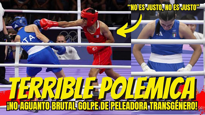 PELEADORA TRANSGÉNERO CON BRUTAL GOLPE DE DERECHA HIZO RETIRAR EN 45 SEGUNDOS A BOXEADORA ITALIANA