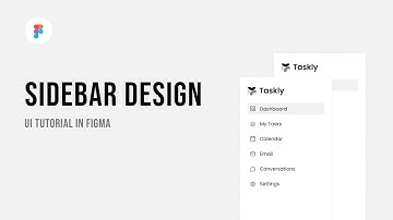 Create Sidebar Menu in Figma | Figma tutorial for beginners |