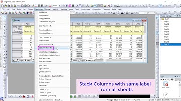Stack Worksheets by Column Label