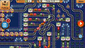 Train Track Maze Game - Train Game - Android Gameplay #1328