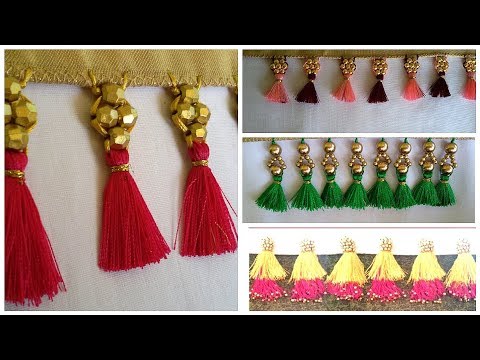 My Over all Silk Thread Saree Kuchu/Tassels. Part #1