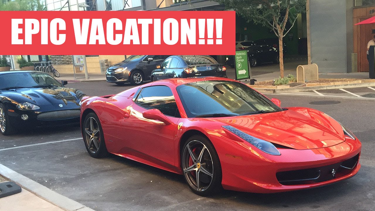 EXOTIC CARS!!! EPIC PHOENIX VACATION!!! YouTube