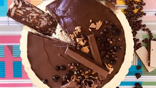ليزي كيك no bake chocolate cake - الكيك البارد بدون فرن