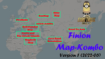 ETS2 1.44 - Map-Kombo - Version 1