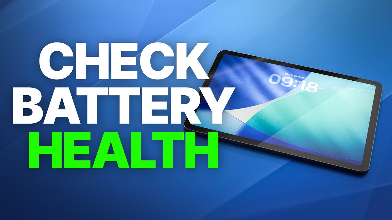 How to Check Battery Health on iPad (Any Model!)
