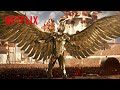 天空の神 vs 砂漠の神 - 神々の人智を超えた戦闘シーン | キング・オブ・エジプト | Netflix Japan
