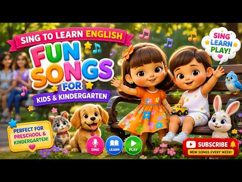 📚 Preschool English Songs Sing Along for Learning & Speaking