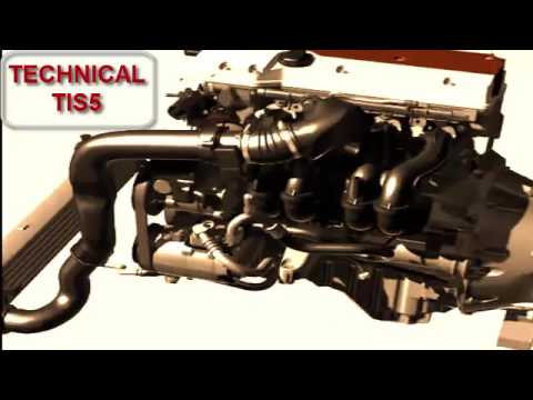Mercedes Kompressor Engine animation