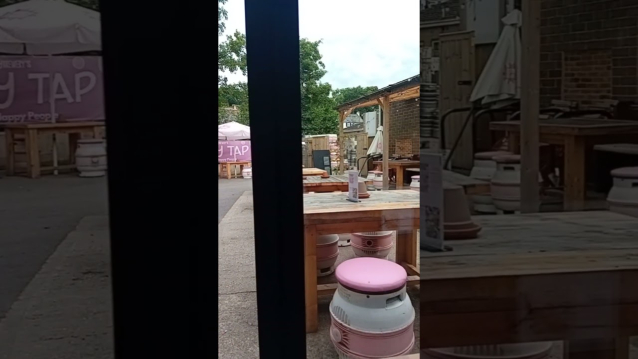 Outside Shiny Brewery Taproom