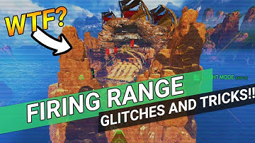 Apex Legends Firing Range - Glitches and Tricks ! Out of bounds, Move Dummies and more!