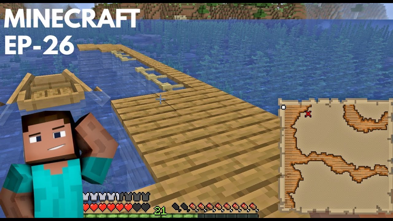 i found a buried treasure map in minecraft | MINECRAFT HINDI EP-26 ...