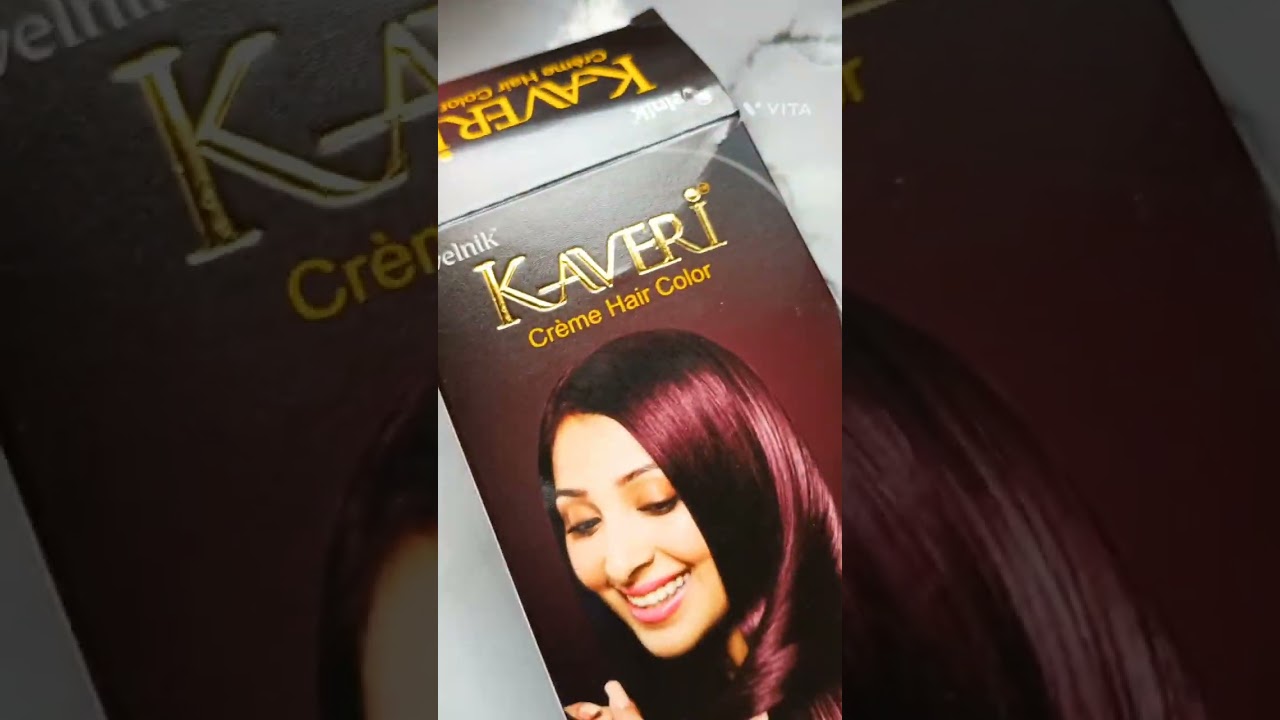 No more Grey hair🌟Budget friendly  Hair colour Kaveri hair colour review & Demo