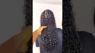 Boho Braids With Human Hair Leave-Out Knotless Braids