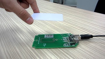 NFC reader writer OEM module reading distance testing - μFR Classic by Digital Logic Ltd.